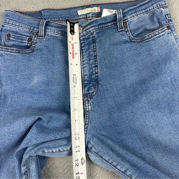 Levis 512 Jeans Womens 14S Blue Perfectly Slimming Straight Denim Stretch Casual - Picture 12 of 16